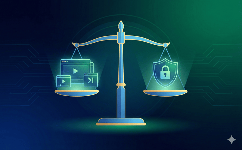 Balanță a justiției și elemente abstracte de reclame online